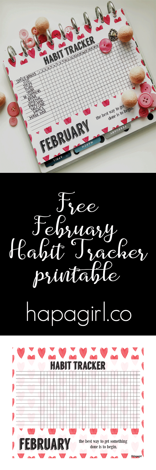 Free Habit Tracker Printable